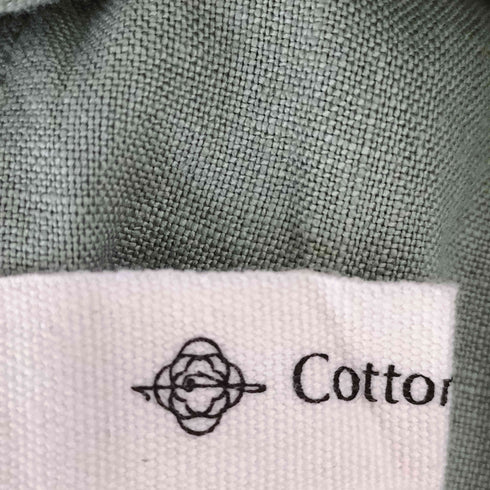 コットンハウスアヤ Cotton House Aya リネン100% カンガルーポケット タック フレアスカート レディース JPN:M