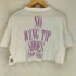 ヘインズ Hanes 90s- USA製 クロップドアーティストプリントTシャツ レディース XL