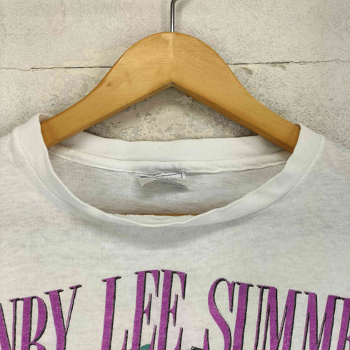 ヘインズ Hanes 90s- USA製 クロップドアーティストプリントTシャツ レディース XL