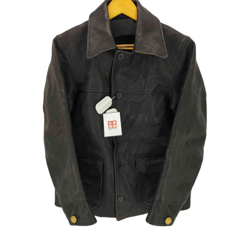 バイグラッドハンド BY GLADHAND GOODFIELD OLD OIL LEATHER カウレザーカーコート メンズ JPN:S