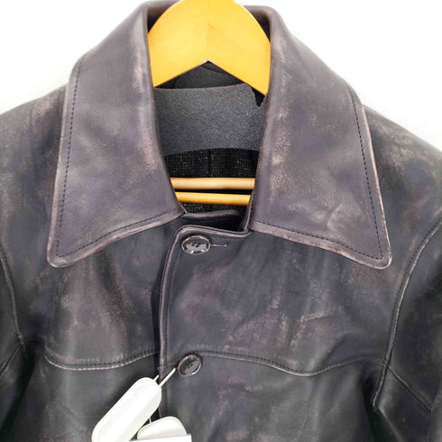 バイグラッドハンド BY GLADHAND GOODFIELD OLD OIL LEATHER カウレザーカーコート メンズ JPN:S