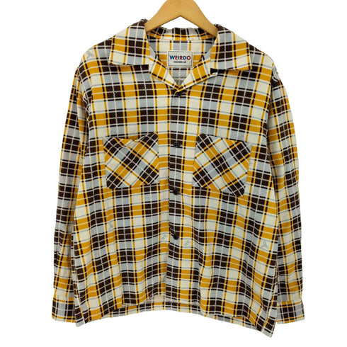 ウィアード WEIRDO 24AW WIND UP - L/S CHECK SHIRTS チェック柄 L/S シャツ メンズ JPN:M