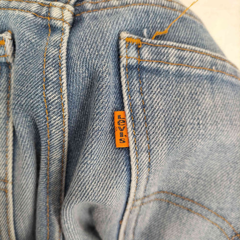リーバイス Levis 70-80s USA製 ボタン裏8 オレンジタブ TALON ブーツカットデニムパンツ メンズ