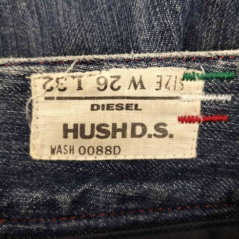 ディーゼル DIESEL HUSH D.S. ローライズダメージブーツカットデニム Y2K レディース 26/32