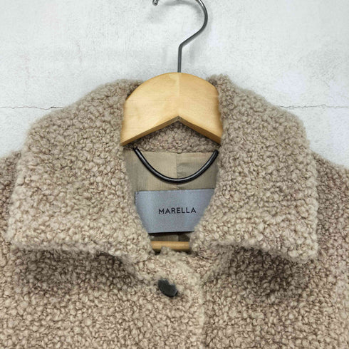 マレーラ MARELLA ボアブルゾンジャケット レディース 38