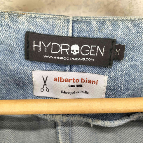 ハイドロゲン HYDROGEN サイドジップノースリーブデニムワンピース Y2K レディース M