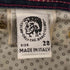 ディーゼル DIESEL ZATHAN ブーツカットボタンフライデニムパンツ Y2K メンズ 28