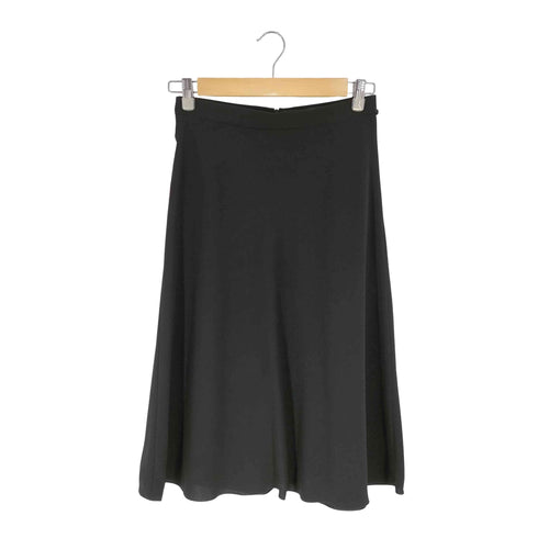 マックスマーラ MAX MARA トリアセテート バックジップ ドレープ フレアスカート レディース JPN:38