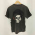 オールドクロウ OLD CROW ワンポイントロゴプリント フェード クラックデザイン クルーネック半袖Tシャツカットソー メンズ JPN:M