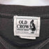 オールドクロウ OLD CROW ワンポイントロゴプリント フェード クラックデザイン クルーネック半袖Tシャツカットソー メンズ JPN:M