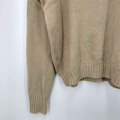 ポロバイラルフローレン Polo by RALPH LAUREN 90S ポニー刺繍 クルーネック コットンニット メンズ import:XL