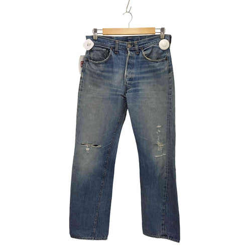 リーバイス Levis 70S 66前期 スモールe バックポケット裏シングルステッチ 黒カン ボタン裏6 501 ストレートデニムパンツ メンズ 33/33