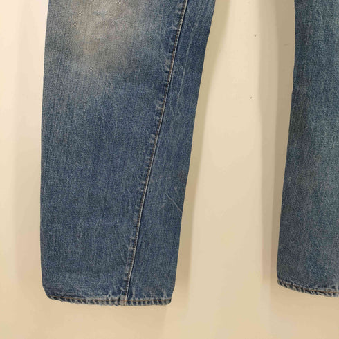 リーバイス Levis 70S 66前期 スモールe バックポケット裏シングルステッチ 黒カン ボタン裏6 501 ストレートデニムパンツ メンズ 33/33