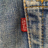 リーバイス Levis 70S 66前期 スモールe バックポケット裏シングルステッチ 黒カン ボタン裏6 501 ストレートデニムパンツ メンズ 33/33