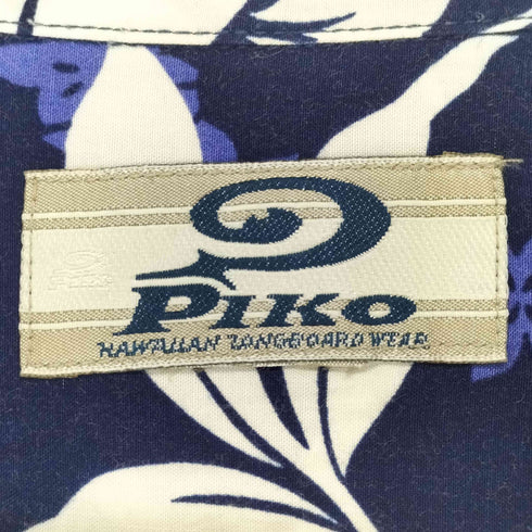 ピコ PIKO 90S オープンカラーアロハシャツ メンズ