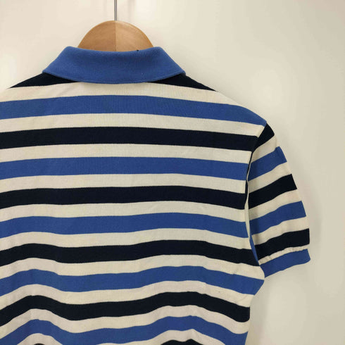 ラコステ LACOSTE ボーダー 鹿の子 ポロシャツ メンズ JPN:3