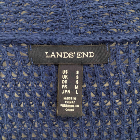ランズエンド LANDS END リネン混 ローゲージニット カーディガン メンズ JPN:L