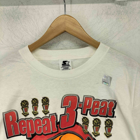 スターター STARTER 90s 1998 NBA クルーネック プリント 半袖 Tシャツ メンズ import:L