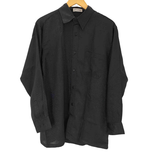 SUN ZOOM 織り レオパード柄 総柄 L/S ポリ シャツ メンズ JPN:L