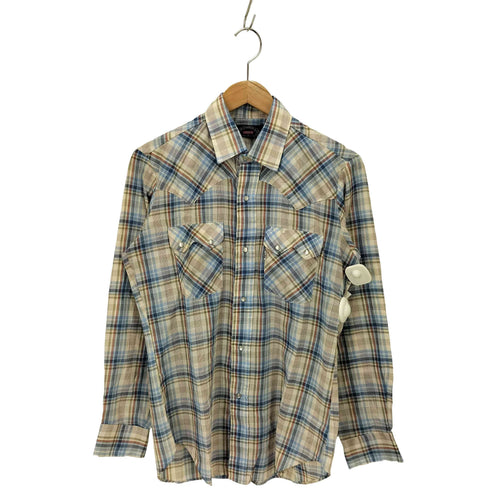 リーバイス Levis 70S-80s bigE チェック ウエスタンシャツ メンズ import:M