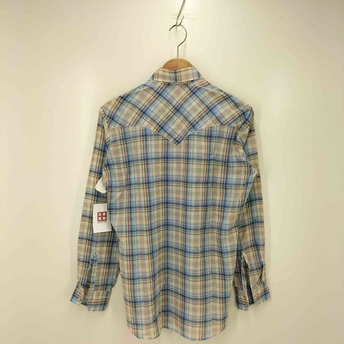 リーバイス Levis 70S-80s bigE チェック ウエスタンシャツ メンズ import:M
