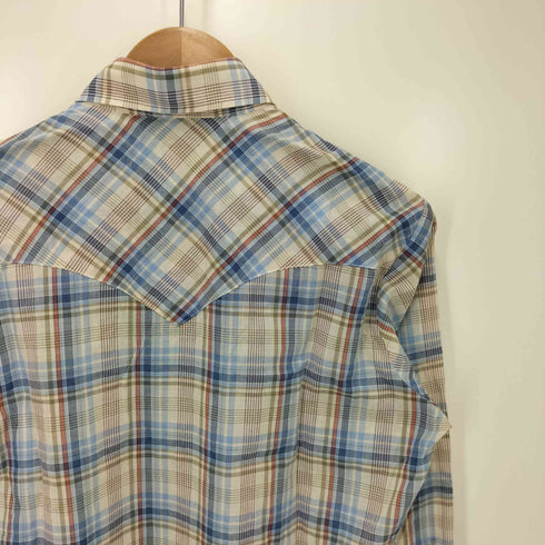 リーバイス Levis 70S-80s bigE チェック ウエスタンシャツ メンズ import:M