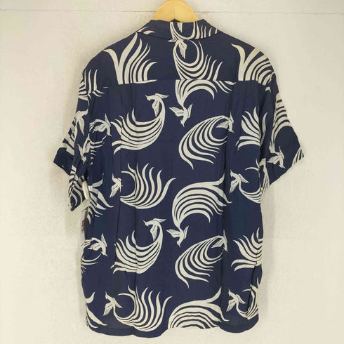 Hanauma Bay 総柄 レーヨン アロハシャツ メンズ LARGE