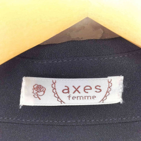 アクシーズファム axes femme テレスコーププリントケープ ワンピース レディース JPN:M