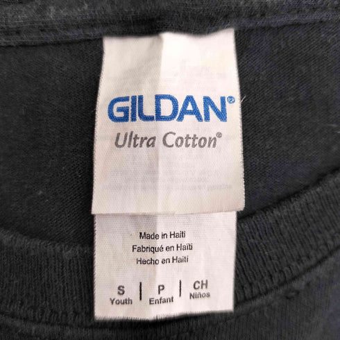 ギルダン GILDAN 企業ロゴ 両面プリント S/S Tシャツ レディース JPN:S