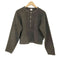オーシバル ORCIVAL Fleece Crew Neck Cardigan フリース クルーネック カーディガン レディース スナップボタン パールボタン クロップド丈 レディース JPN:2