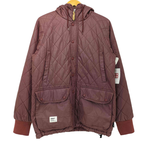 アディクト ADDICT キルティングフーデットコート メンズ import:M