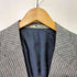 アクアスキュータム AQUASCUTUM リネンシルク 背抜き ストライプ 2B テーラードジャケット メンズ import:S
