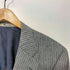 アクアスキュータム AQUASCUTUM リネンシルク 背抜き ストライプ 2B テーラードジャケット メンズ import:S