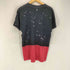 FASHIONNOVA 愛月 鯉 和柄 ブリーチデザインクルーネックTシャツ メンズ L