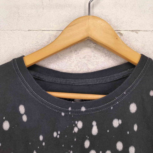 FASHIONNOVA 愛月 鯉 和柄 ブリーチデザインクルーネックTシャツ メンズ L