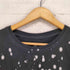 FASHIONNOVA 愛月 鯉 和柄 ブリーチデザインクルーネックTシャツ メンズ L