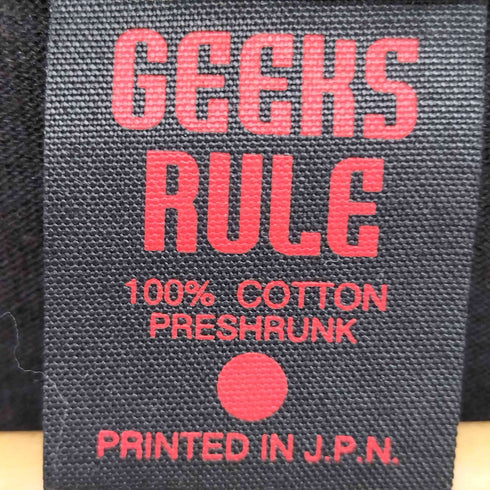 GEEKS RULE 15 SILKSCREEN PRINTING T SHIRT VOL.02 メンズ JPN:XL