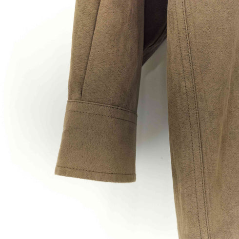 ジャンニヴァレンティノ GIANNI VALENTINO フェイクレザー レギュラーカラーシャツ メンズ M