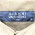 ジャンニヴァレンティノ GIANNI VALENTINO フェイクレザー レギュラーカラーシャツ メンズ M