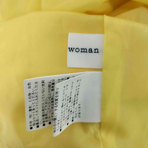 ヒューマンウーマン HUMAN WOMAN L/S バンドカラー ワンピース レディース JPN:M