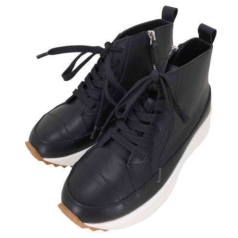 ビアズリー BEARDSLEY TREKKINGSOLE レースアップシューズ 厚底ハイカットスニーカー レディース JPN:24