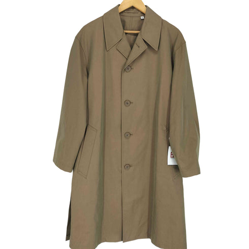 ユニクロ UNIQLO 玉虫色 ステンカラーコート メンズ M