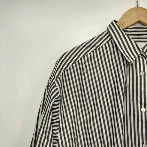スピックアンドスパン Spick and Span 50コットンオーバーシャツ レディース FREE