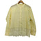 ナノユニバース NANO universe 裾レース 切替 L/S ブラウス レディース FREE