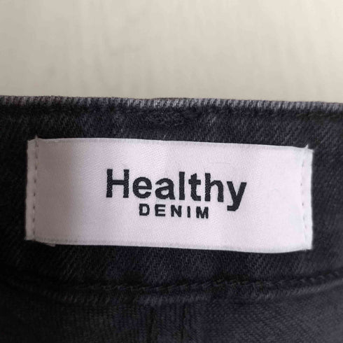 ヘルシーデニム Healthy denim LOGEMENT CLAIRE Pink Pepper ワイドストレートデニムパンツ レディース 25inch