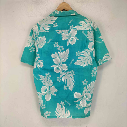 helena's 80s コットン混 ボタニカルパターン アロハシャツ メンズ import:S