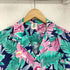 royal creations hawaii 80s レーヨン混 ボタニカルパターン アロハシャツ メンズ import:M