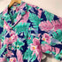 royal creations hawaii 80s レーヨン混 ボタニカルパターン アロハシャツ メンズ import:M