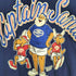 FISHERMAN'S WHARF 袖裾シングル Captain Santa 発砲プリントクルーネックTシャツ メンズ L