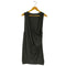 SILENT DAMIR DOMA フロントアシメ ノースリーブ ラップ チュニックワンピース レディース import:S